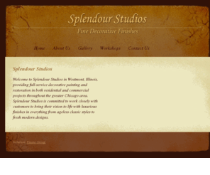 splendourstudios.com: Splendour Studios
Splendour Studios - Fine Decorative Finishes