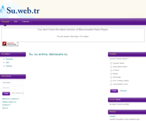 su.web.tr: Su, su arıtma, damacana su
Su.web.tr Su Hakkında Herşey