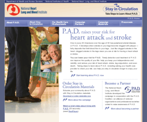 aboutpad.com: Stay In Circulation: Peripheral Arterial Disease Risks, Treatments&Resources
Stay In Circulation: Peripheral Arterial Disease Risks, Treatments & Resources
