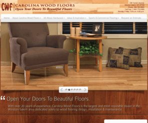 carolinawoodfloor.com: Carolina Wood Floors, Hardwood Floors, Sports Floors, Commercial Floors & Residential Floors
Carolina Wood Floors leads the Triad in design, installation & maintenance of Hardwood Floors, Commercial Floors, Sports Floors and Residential