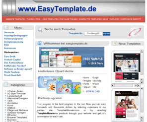 easytemplate.de: easytemplate.de - Die Quelle für die besten Designvorlagen.
website templates, web designs, flash intros, logo template, web templates, templates,html templates, html template,website template, site template, site templates, photoshop templates,photoshop template,psd templates,psd template, web page templates,dreamweaver templates,web site templates,download template,free,free website,free template,freetemplates,free site,templatemonster,templatemonster.de,quiksite,online website creator,easy,fast,psd,fla