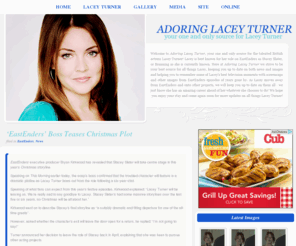 lacey-turner.net: Adoring Lacey Turner
Adoring Lacey Turner is a fansite dedicated to the talented British actress Lacey Turner