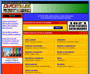 laplatalink.com.ar: LA PLATA LINK
La Plata Link, directorio y buscador de sitios web de la Ciudad de La Plata, Republica Argentina.