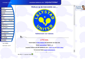 lelystadunited.com: LTTC
GEZELLIG TAFELTENNISSEN VOOR JONG TOT OUD