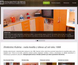 stolarstvonamieru.sk: Stolárstvo Kubina - Naša kvalita z dreva
Stolárstvo Kubina - naša kvalita z dreva už od roku 1988