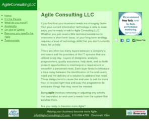 agile-rob.info: Agile Consulting LLC
Helping your business become more Agile.