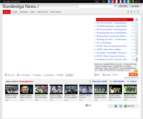 bundesliganews.com: Bundesliga News
Bundesliga News on WN Network delivers the latest Videos and Editable pages for News & Events, including Entertainment, Music, Sports, Science and more, Sign up and share your playlists.