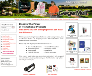 ideakathy.com: Geiger Worldwide
Promotional products, advertising specialties and business gifts. Shop our mall of products that can be imprinted with your company name & logo! Enter to win our drawing!