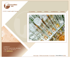 inal.net: ANÀLISI QUÍMICA INAL - Inicio
Página de Inicio de Anàlisi Química Inal