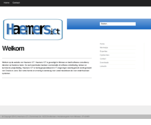 haemers-ict.nl: Welkom
Haemers ICT freelance Oracle & Java software consultancy.