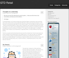 gtdretail.com: GTD Retail | Inquiries into productivity and balance
Inquiries into productivity and balance