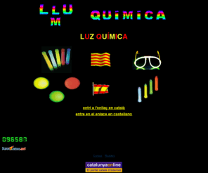 llumquimica.com: LLUM QUIMICA
pagina dedicada a la comercialización de productos de luz quimica