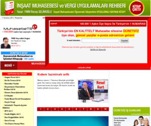 muhasebetr.com: Muhasebe, Mevzuat, Türkiyenin Muhasebe Sitesi  Muhasebe TR
Muhasebe ile ilgili pratik bilgiler, asgari ücret, muhasebe uygulamaları 2011, mali mevzuat ve güncel muhasebe yazıları, 
muhasebe uygulamaları ve muhasebe notları içermektedir.