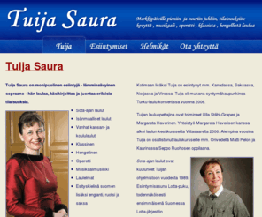 tuijasaura.com: Tuija Saura   » Tuija Saura
