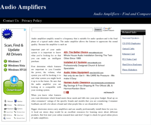 audioamplifier.org: Audio Amplifiers
Audio Amplifiers