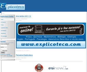 explicoteca.com: Explicoteca - Inicio
Explicoteca - Explicações , Aulas em Loulé , Explicações várias Disciplinas .