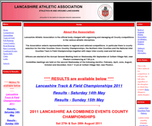 lancsaa.co.uk: Lancashire Athletic Association
Latest information for Lancashire athletic events 