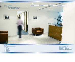 miles-partnership.com: The Miles Partnership - Index
The Miles Partnership recruit chairmen, non-executive directors, CEOs and CFOs and other executives at Board level as well as senior management level reporting to the Board.