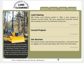 northwestfloridalandclearing.com: North West Florida Land Claearing
Northwest Florida Land Clearing provides services in Okaloosa County