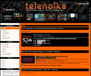 telenoika.net: portada
Telenoika.net audiovisual open creative community