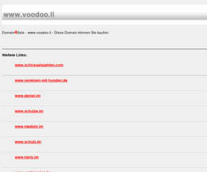 voodoo.li: voodoo.li - diese Domain können Sie kaufen
Die Domain voodoo.li können Sie kaufen