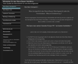 xn--sure-basen-q5a.info: Mineralien für das Säure Basen Verhältnis
säure basen für ein gleichgewicht