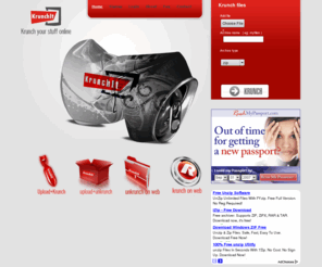 krunchit.net: Zip files, Unzip files, zipping  unzipping files, zipped files, unzip a file, Free zip program, free zip unzip online, Unzip files online free, , how to unzip file,unzip programs,Free unzip tool online, compressing files online, Free online tool to zip unzip,Free unzip utility online,
Zip files, Unzip files, zipping  unzipping files, unzip a file, Free zip program, free zip unzip online, Unzip files online free,unzip programs, Free unzip tool online, www winzip, Free online tool to zip unzip, Free unzip utility online,how unzip file, Unzip files online,Unzip files, unzipping files, unzip a file compressing files,compress freeware,File compression program,File compression utility   KrunchIt is a FREE zip and unzip utility that enables you to compress and uncompress files via the web instead of your desktop.