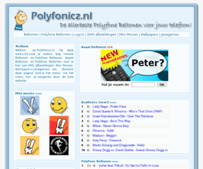 polyfonicz.nl: Polyfonicz.nl | De allerbeste Polyfone Beltonen voor jouw telefoon!
