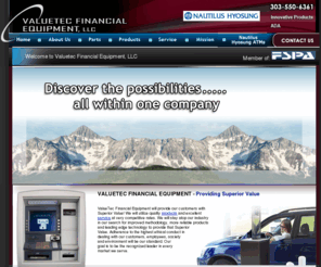 valuetecfe.com: Financial Equipment | Financial Equipment Company | Financial Equipment Maintenance
ValueTec Financial Equipment LLC have years of proven industry experience specializing in Financial Equipment, Financial Equipment Company, and Financial Equipment Maintenance