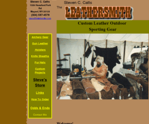 hidehandler.com: The Leathersmith
Custom leather gear for archery, shooting, buckskinning, and more!