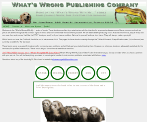 whatswrongwithmy.net: What's Wrong With My...?
This site has the best, most consise, and easy to read and understand health care books for commonly kept animals.  Currently, the books include snakes, iguanas, ferrets, dogs, and cats.  Look for more titles to come.