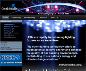 continental-lighting.com: Continental Lighting
Continental’s Advanced Lighting Lab is at the forefront of this lighting revolution, assisting clients, large and small, to incorporate this exciting technology into their new or existing products. We work closely with our clients to accelerate their time to market and optimize the benefits of this new lighting technology.