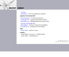 danielnaber.de: Daniel Naber
