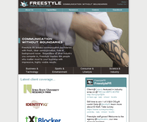 freestylepr.com: Freestyle Public Relations › Communications Without
Boundaries
Communication Without Boundaries