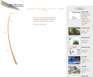 get-styled.com: > > > Get-Styled Multimediaproductions 
  
<!--
/////preloadbilder werden geladen
preload('pics/buttons/clients_r.gif','pics/buttons/contact_r.gif','pics/buttons/gallery_r.gif','pics/buttons/vision_r.gif','pics/buttons/williams_r.gif','pics/buttons/grapenet_r.gif','pics/buttons/jua_r.gif','pics/buttons/siemen_r.gif');
-->
Wir gestalten Ihre Website, interaktive CD-ROM oder DVD