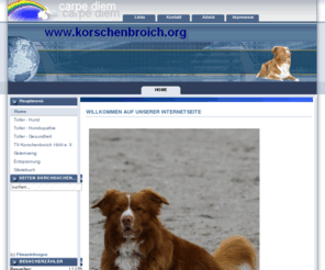 korschenbroich.org: weiterleitung
Infos über den Toller, Nova-Scotia-Duck-Tolling-Retriever, Links rund um Korschenbroich