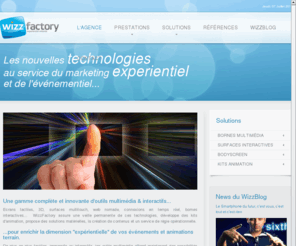 wizzfactory.com: Le high Tech au service du marketing expérientiel
WizzFactory - Les nouvelles technologies au service du marketing expérientiel