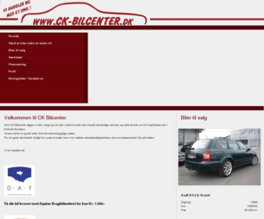ck-bilcenter.dk: Forside - CK-Bilcenter A/S
Forside - CK-Bilcenter A/S