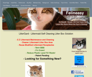 felineasy.com: LitterGard Saves Littermaid Users Time Money
Littermaid Self Cleaning Litter Box Users Eliminate Receptacle Disposals Keep Litter Box Area Clean and Sanitary