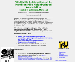 hamilton-hills.org: Hamilton Hills Neighborhood Association (HHNA) - Baltimore, MD
