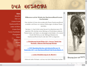 saarloos-wolfhonde.com: Una Neshoba - Saarloos Home
Saarlooswolfhond Kennel Una Neshoba