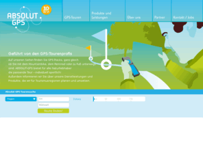 absolute-outdoor.com: Absolut GPS
GPS-Track-Portal und touristischer Dienstleister, Absolut GPS, AbsolutGPS Absolut-GPS, Tourismusregionen, Geocaching, Vermessung