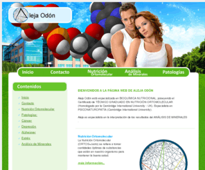 alejaodon.com: Aleja Odon, Vinaros, Nutricion Ortomolecular, Analisis de Minerales, 
Cancer, Depresion, Leucemia, Alzheimer, Estres
