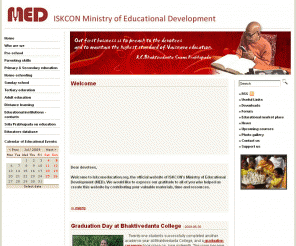 iskconeducation.org: ISKCON Ministry of Educational Development
Iskcon