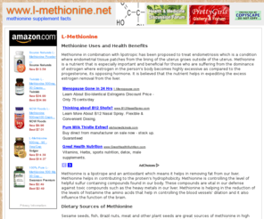 l-methionine.net: L-Methionine Supplement | L-Methionine Dosage and Side-Effects
