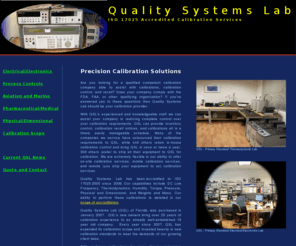 qsl-inc.com: Quality Systems Lab, Florida | ISO 17025 Accredited Calibration Services
ISO 17025 Accredited Calibration Service in Boca Raton, FL
