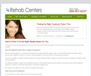 rehab-centers.com: Rehab Centers Home Page - Rehab Centers - Find Drug Rehab Centers Here
Find a drug rehab now. Call (888) 907-6237.