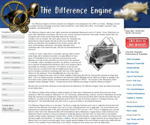 the-difference-engine.info: The Difference Engine - Steampunk Convention
The Difference Engine