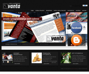 arva.biz: Avanta - Vaš Internet dizajn
Tibor Arva, AVANTA - Studio za grafički dizajn
Izrada web prezentacija, fotografije, modna i art fotografija