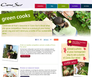 conosurgreencooks.com: Eat and drink sustainably with Cono Sur Green Cooks | Cono Sur Green Cooks
Interested in eating and drinking sustainably? Get tips from eco-experts, recipe ideas and competitions. There’s plenty to discover with Cono Sur Green Cooks